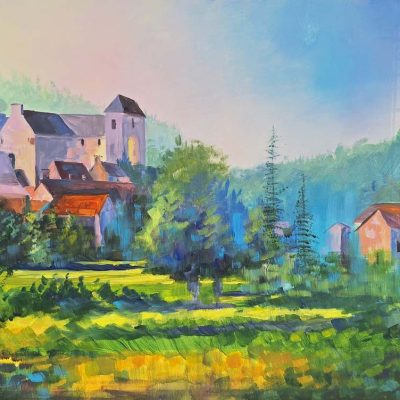 Jean-Luc MARBOUTIN - Vue sur l'Abbaye