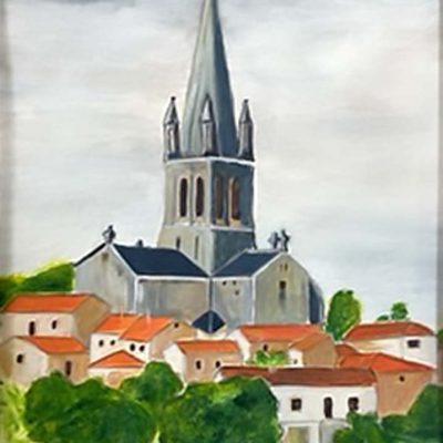 Monique DUSSUTOUR - Clocher de Villetoureix