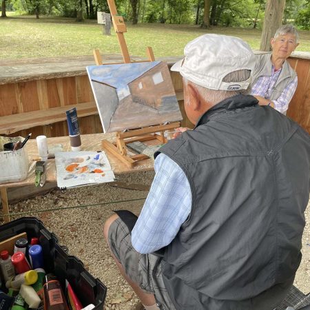 Peintre à Villetoureix