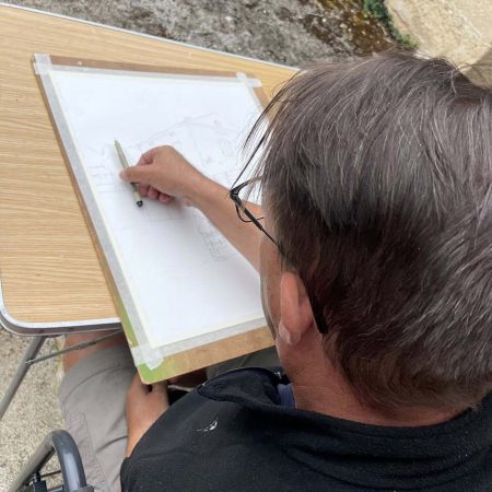 Peintre à Villetoureix