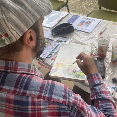 Peintre à Villetoureix