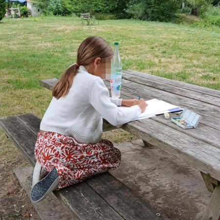 Peintre à Villetoureix