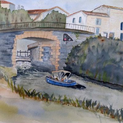 Gilbert GIRARDELLO - Le Pont Eclusier