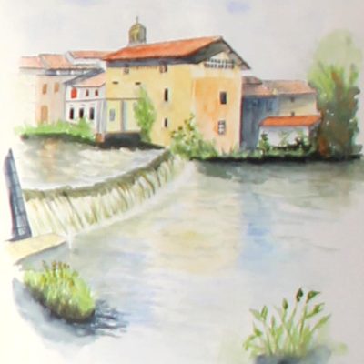 Gilbert GIRARDELLO - La Chute d'Eau